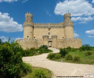 Puzle Nový hrad Manzanares el Real, Španělsko