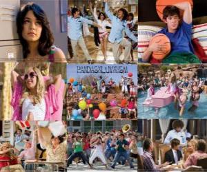 Puzle Několik fotografií z High School Musical 2
