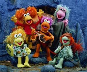 Puzle Několik Muppets zpěv