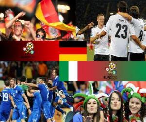 Puzle Německo - Itálie, semi-finále eura 2012