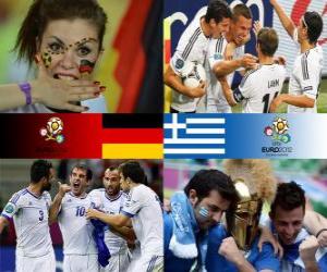 Puzle Německo - Řecko, čtvrtfinálové, Euro 2012
