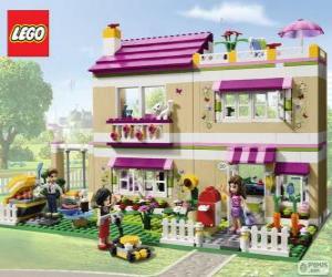 Puzle Olivia dům, Lego Friends