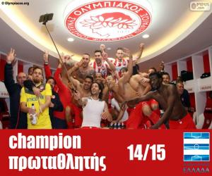 Puzle Olympiacos FC mistr 2014-2015