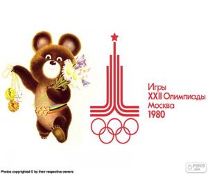 Puzle Olympijské hry Moskva 1980