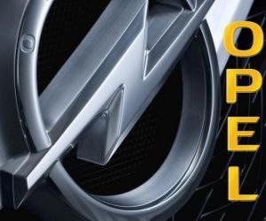 Puzle Opel logo, německý vůz značky