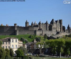 Puzle Opevněné město Carcassonne, Francie