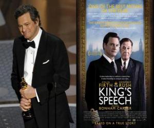 Puzle Oscary 2011 - Nejlepší herec Colin Firth pro Králova řeč