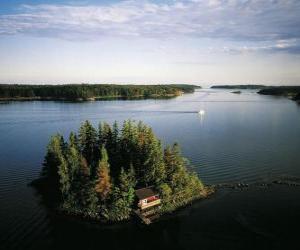 Puzle Ostrov v Baltském moři, Finsko