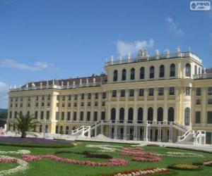 Puzle Palác a zahrady Schönbrunnu, Rakousko