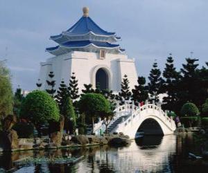 Puzle Pamětní síň z Chiang Kai-shek, Taipei, Tchaj-wan