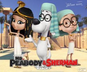 Puzle Pan Peabody, Sherman a Penny ve starověkém Egyptě