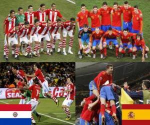 Puzle Paraguay - Španělsko, čtvrtfinále, Jižní Afrika 2010