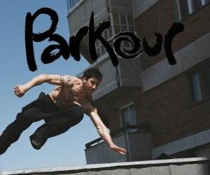 Puzle Parkour je způsob, jak předurčení těla a mysli tím, naučit se překonávat překážky rychle a efektivně