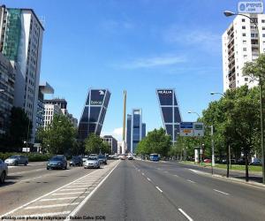 Puzle Paseo de la Castellana, Madrid