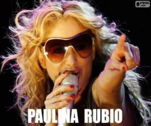 Puzle Paulina Rubio zpěvák mexické