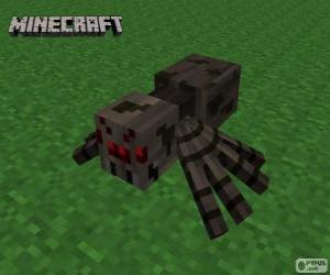 Puzle Pavouk, jeden z tvorů Minecraft