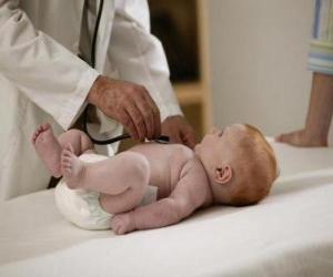 Puzle Pediatr zkoumání dítě