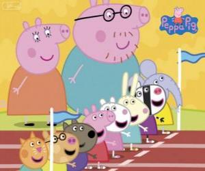 Puzle Peppa Pig a jeho přátelé pro kariéru