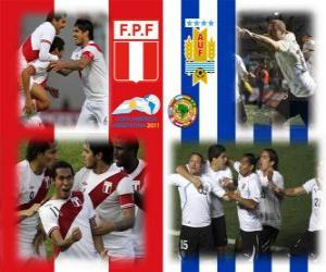 Puzle Peru - Uruguay, semi-finále, Copa América Argentina 2011
