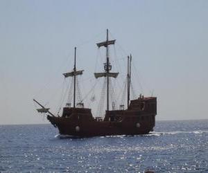 Puzle Pirátské lodi