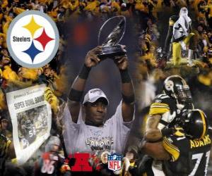 Puzle Pittsburgh Steelers AFC vítěz 2010-11
