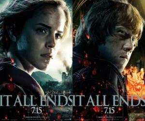 Puzle Plakáty Harry Potter a Relikvie smrti (4)