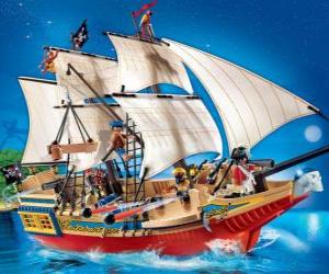 Puzle Playmobil pirátská loď