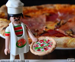 Puzle Playmobil pizza