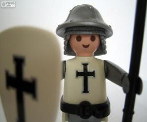Puzle Playmobil středověký voják