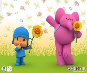 Puzle Pocoyo a Elly slon