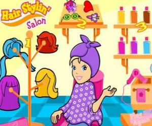 Puzle Polly Pocket v beauty salonu