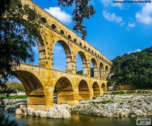 Puzle Pont du Gard, Francie