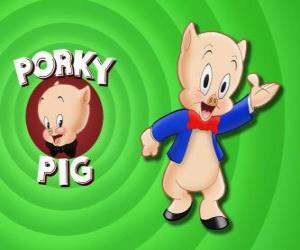 Puzle Porky prase, animovaného filmu v Loonely Tunes z Warner Bros