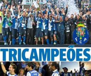 Puzle Porto, Portugal fotbalové ligy 2012-2013 šampión, národní první divize