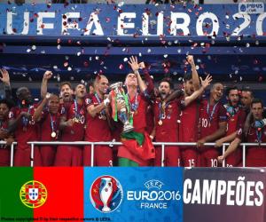 Puzle Portugalsko, mistr Euro 2016