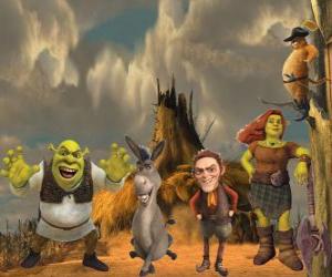 Puzle Postavy, v poslední film Shrek Forever Po