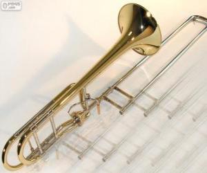 Puzle Pozoun neboli trombón je žesťový hudební nástroj