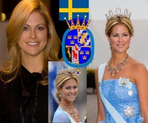Puzle Princezna Madeleine Švédska