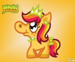 Puzle Priscilla. Moshi Monsters. Princezna Pony