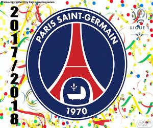 Puzle PSG, mistr Ligue 1 2017-2018