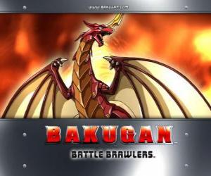 Puzle Pyrus Drago je Bakugan strážce Dan