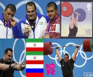 Puzle Pódium a vzpírání nad 105 kg