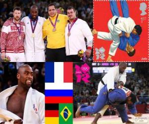 Puzle Pódium mužů Judo nad 100 kg