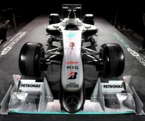 Puzle Přední, Mercedes W01