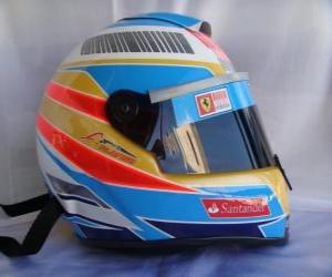 Puzle Přilba Fernando Alonso 2010