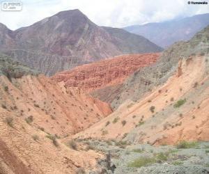 Puzle Quebrada de Humahuaca, Jujuy, Argentina