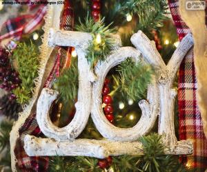 Puzle Radost k Vánocům "JOY"
