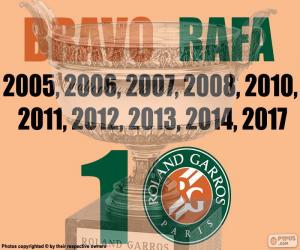 Puzle Rafa Nadal, 10 Roland Garros