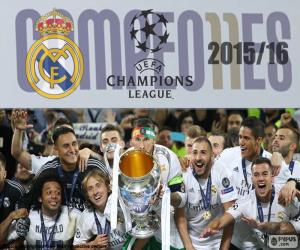 Puzle Real Madrid, mistři 2015-2016