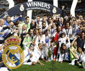 Puzle Real Madrid, vítěz Liga mistrů UEFA 2013-2014